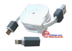 Cáp USB 2.0 -> Micro 5P  Unitek (2in1) 1m (Y-C 440D)