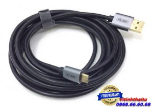 Cáp USB 2.0 -> Micro USB Unitek 3m  (Y-C 435FGY)