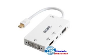 Cáp MiniDisplayport -> HDMI / DVI / VGA / Audio Unitek (Y - 6354)