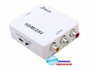 Bộ chuyển đổi HDMI to AV chính hãng Dtech DT-6524 cao cấp