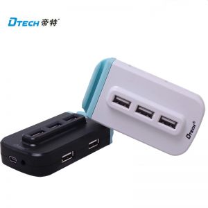 Hub USB 7 cổng Dtech DT-3082 Chính hãng, hỗ trợ nguồn ngoài