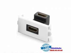 Đế HDMI âm tường bẻ góc 90 độ chính hãng UGREEN 20318