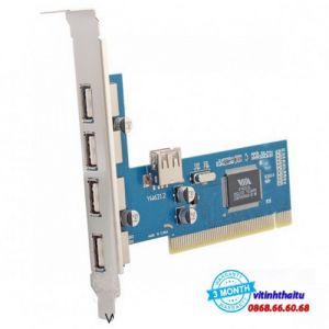 Card chuyển đổi PCI sang 5 cổng USB 2.0 Dtech PC0016C