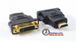 Đầu chuyển DVI 24-1 (cái) - HDMI (đực)