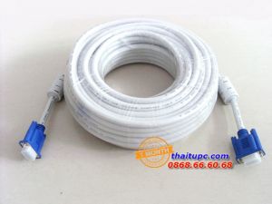 Cable Vga LCD 10m (3+4) VMSC 10 (Trắng Xanh)