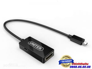 Cáp Micro  MHL->HDMI UNITEK Y6304